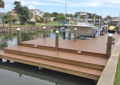 Vinyl Decking used by Land and Sea Marine