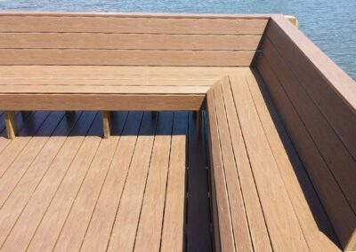 Dock Seating by Land and Sea Marine