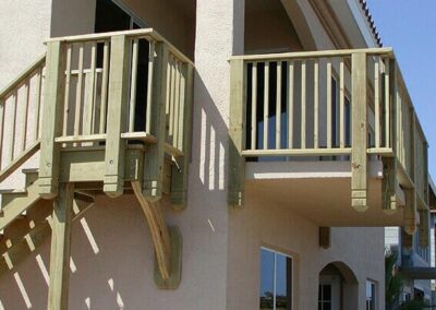 Oceanfront Balconies by Land and Sea Marine