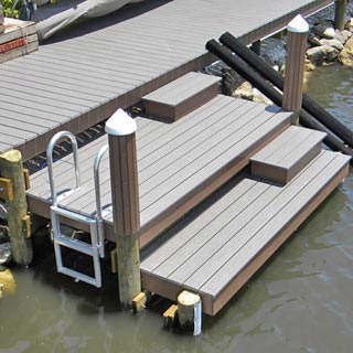 Kayak Launch Special Dock Features from Land and Sea Marine