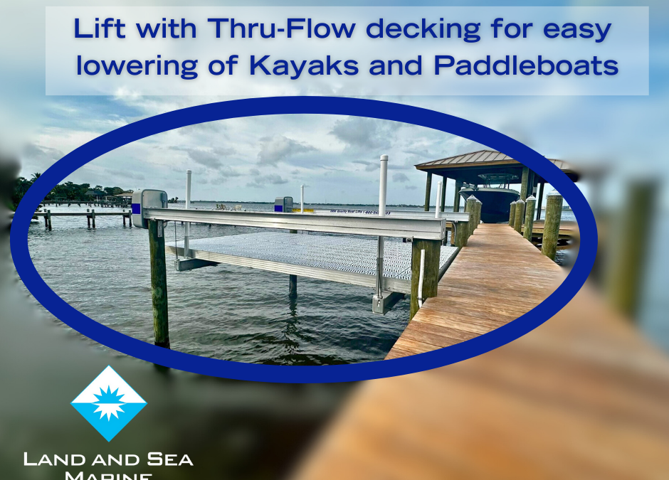 Kayak/Paddleboard Lift with Thru-Flow Decking